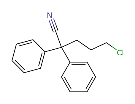 5-chloro-2,2-diphenylpentanenitrile