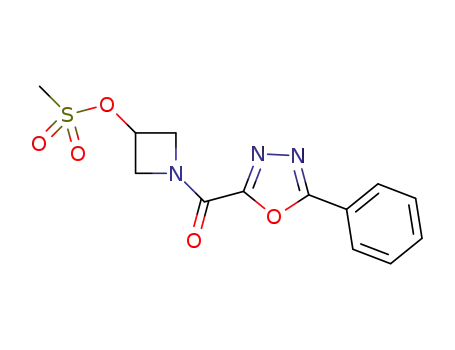 1-(5-phenyl-1,3,4-oxadiazole-2-carbonyl)-azetidin-3-yl methanesulfonate