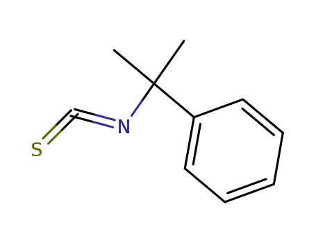 Molecular Structure of 25343-67-3 (Benzene, (1-isothiocyanato-1-methylethyl)-)