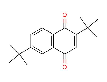 Molecular Structure of 31592-22-0 (1,4-Naphthalenedione, 2,6-bis(1,1-dimethylethyl)-)
