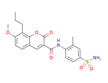 N-[4-(aminosulfonyl)-2-methylphenyl]-7-methoxy-2-oxo-8-propyl-2H-chromene-3-carboxamide