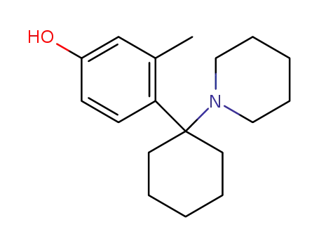 1-[1-[3-hydroxy-5-methylphenyl][cyclohexyl]]piperidine