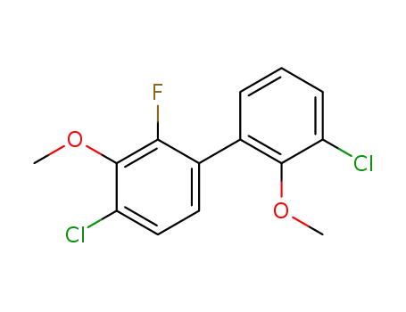 4,3'-dichloro-2-fluoro-3,2'-dimethoxybiphenyl