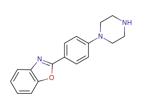 2-(4-(Piperazin-1-yl)phenyl)benzo[d]oxazole