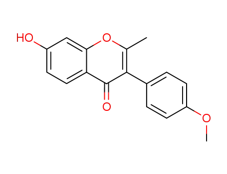 7-hydroxy-3-(4-methoxyphenyl)-2-methyl-chromen-4-one