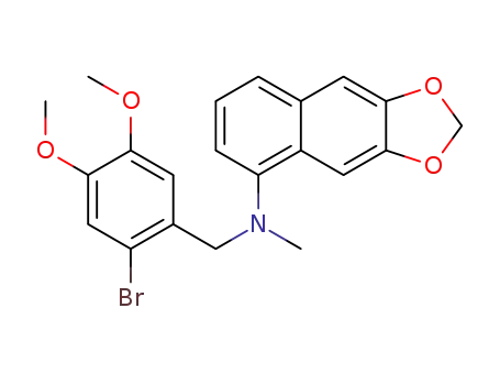 N-(2-bromo-4,5-dimethoxybenzyl)-N-methylnaphtho[2,3-d][1,3]dioxol-5-amine