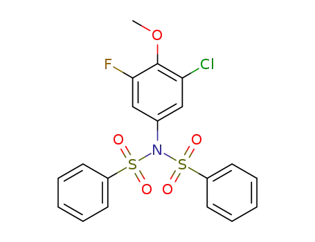 N-(3-chloro-5-fluoro-4-methoxyphenyl)-N-(phenylsulfonyl)benzenesulfonamide