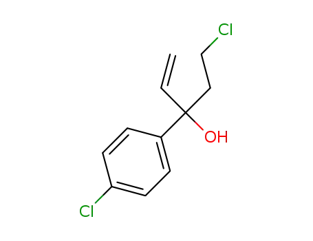 5-chloro-3-(4-chlorophenyl)pent-1-en-3-ol