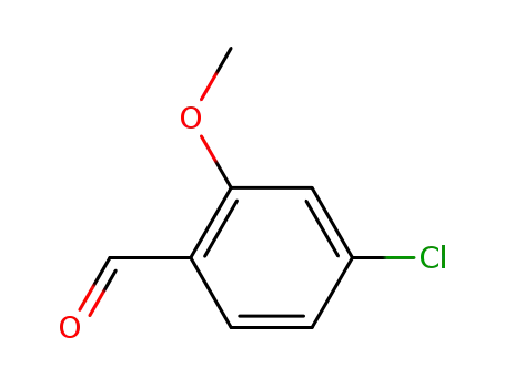 Molecular Structure of 53581-86-5 (4-CHLORO-2-METHOXYBENZALDEHYDE)