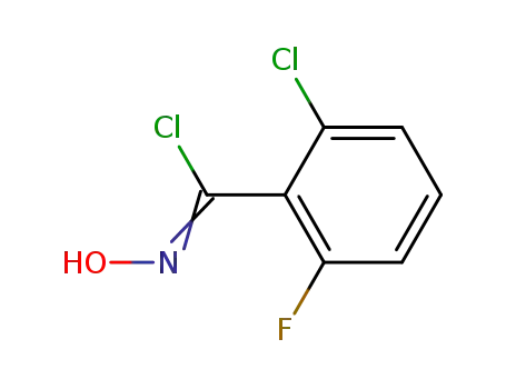 Molecular Structure of 51088-25-6 (2-Chloro-6-fluorophenylchlorooxime)