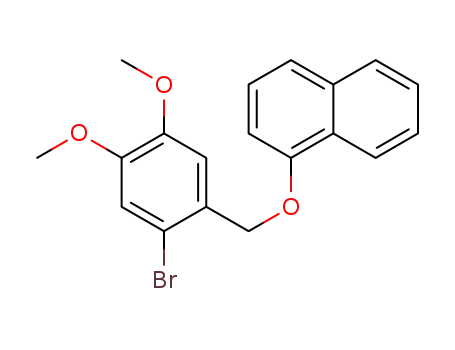 1-((2-bromo-4,5-dimethoxybenzyl)oxy)naphthalene