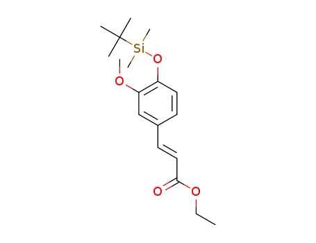 (E)-ethyl 3-(4-((tert-butyldimethylsilyl)oxy)-3-methoxyphenyl)acrylate