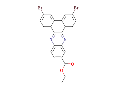 ethyl 2,7-dibromodibenzo[a,c]phenazine-11-carboxylate