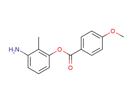 4-methoxybenzoic acid 3-amino-2-methylphenyl ester