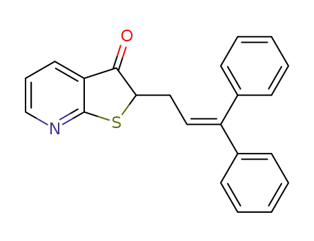 2-(3,3-diphenylprop-2-en-1-ylidene)thieno[2,3-b]pyridin-3(2H)-one