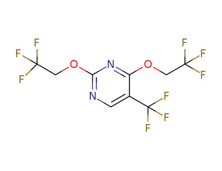 2,4-bis(2,2,2-trifluoroethoxy)-5-(trifluoromethyl)pyrimidine