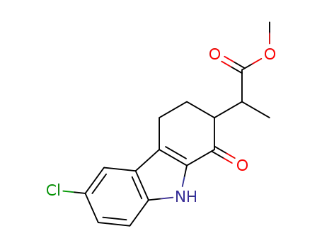 methyl 2-(6-chloro-1-oxo-2,3,4,9-tetrahydro-1H-carbazol-2-yl)propanoate