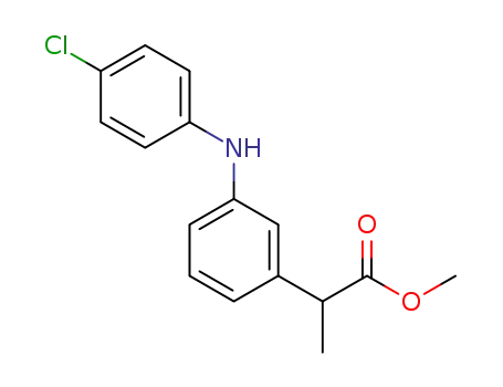 methyl 2-(3-((4-chlorophenyl)amino)phenyl)propanoate