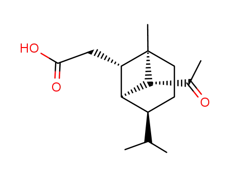 ((1R:4S:6S:7S)-1-methyl-4-isopropenyl-7-acetyl-norpinanyl-(6))-acetic acid