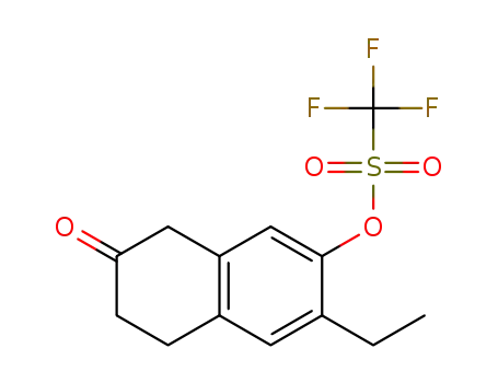6-ethyl-1,2,3,4-tetrahydro-2-oxo-7-naphthalyl trifluoromethanesulfonate