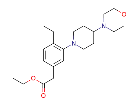 2-{4-ethyl-3-[4-(morpholin-4-yl)piperidin-1-yl]phenyl}acetate