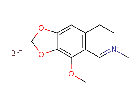 4-methoxy-6-methyl-7,8-dihydro[1,3]dioxolo[4,5-g]isoquinolin-6-ium bromide