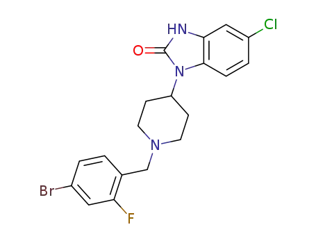 1-(1-(4-bromo-2-fluorobenzyl)piperidin-4-yl)-5-chloro-1H-benzo[d]imidazol-2(3H)-one