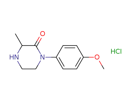 1-(4-methoxyphenyl)-3-methylpiperazin-2-one hydrochloride