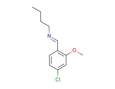 (E)-N-(4-chloro-2-methoxybenzylidene)butan-1-amine