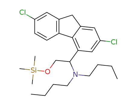 N-butyl-N-(1-(2,7-dichloro-9H-fluoren-4-yl)-2-(trimethylsilyloxy)ethyl)butylamine