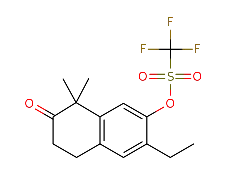 1,1-dimethyl-6-ethyl-1,2,3,4-tetrahydro-2-oxo-7-naphthyltriflate