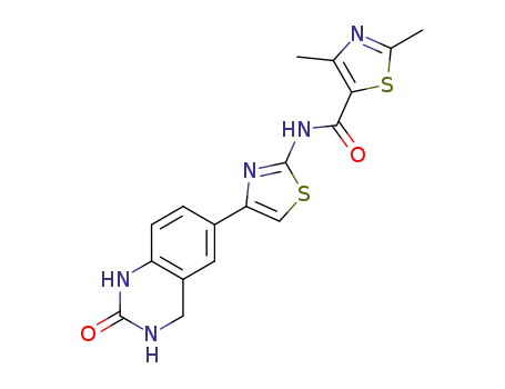2,4-dimethyl-N-(4-(2-oxo-1,2,3,4-tetrahydroquinazolin-6-yl)thiazol-2-yl)thiazole-5-carboxamide