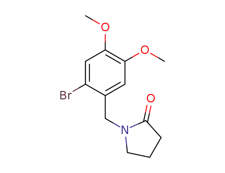 1-(2-bromo-4,5-dimethoxybenzyl)pyrrolidin-2-one