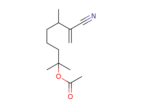 7-cyano-2,6-dimethyloct-7-en-2-yl acetate
