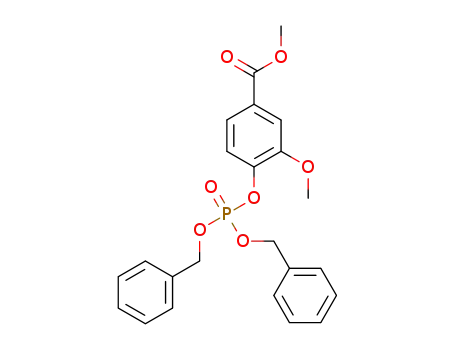 methyl 4-((bis(benzyloxy)phosphoryl)oxy)-3-methoxybenzoate