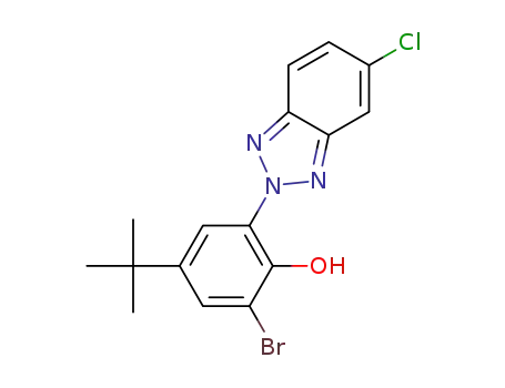 2-bromo-4-(tert-butyl)-6-(5-chloro-2H-benzo[d][1,2,3]triazol-2-yl)phenol