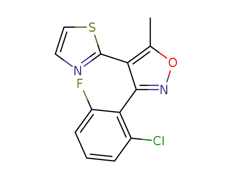 3-(2-chloro-6-fluorophenyl)-5-methyl-4-(thiazol-2-yl)isoxazole