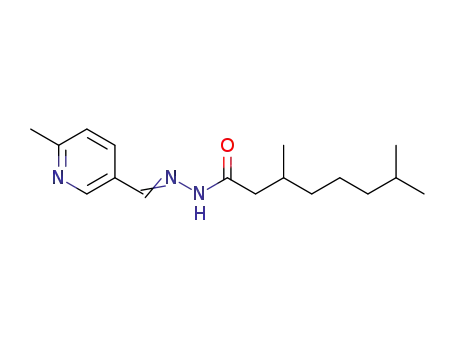 3,7-dimethyl-N'-[(6-methylpyridin-3-yl)methylidene]octanehydrazide