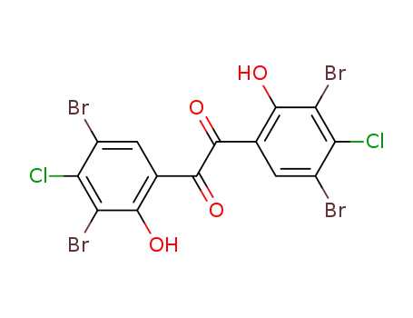 3,5,3',5'-tetrabromo-4,4'-dichloro-2,2'-dihydroxy-benzil