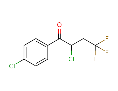 2-chloro-1-(4-chlorophenyl)-4,4,4-trifluorobutan-1-one