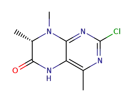 (7S)-2-chloro-4,7,8-trimethyl-7,8-dihydropteridin-6(5H)-one