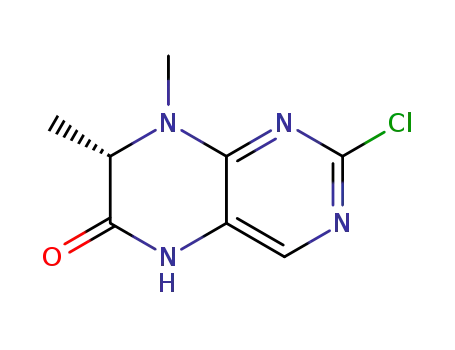 (7S)-2-chloro-7,8-dimethyl-7,8-dihydropteridin-6(5H)-one