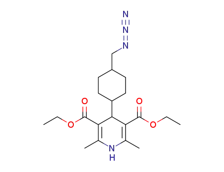diethyl 4-((4-azidomethyl)cyclohexyl)-2,6-dimethyl-1,4-dihydropyridine-3,5-dicarboxylate