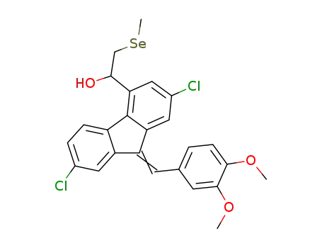 1-(2,7-dichloro-9-[3,4-dimethoxybenzylidene]-9H-fluoren-4-yl)-2-(methylselanyl)ethanol