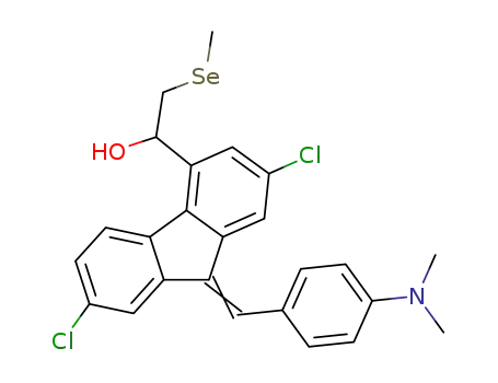 1-(2,7-dichloro-9-(4-[dimethylamino]benzylidene)-9Hfluoren-4-yl)-2-(methylselanyl)ethanol