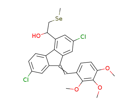 1-(2,7-dichloro-9-[2,3,4-trimethoxybenzylidene]-9Hfluoren-4-yl)-2-(methylselanyl)ethanol