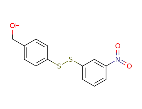 4-<(3-Nitrophenyl)dithio>benzenemethanol