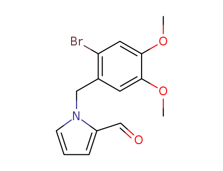 1-(2-bromo-4,5-dimethoxybenzyl)-1H-pyrrole-2-carbaldehyde