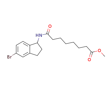 methyl 8-((5-bromo-2,3-dihydro-1H-inden-1-yl)amino)-8-oxooctanoate