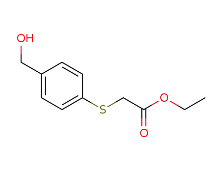 ethyl 2-((4-(hydroxymethyl)phenyl)thio)acetate
